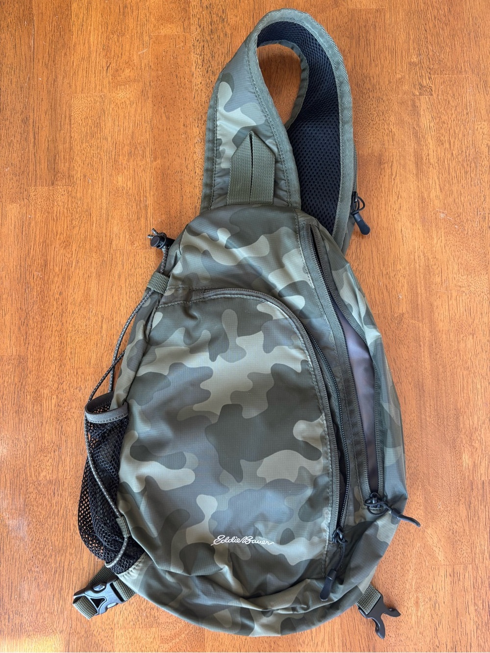 Eddie Bauer Camo Sling Backpack - Green Camo